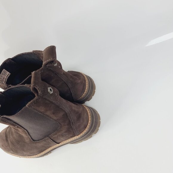 Timberland Women's Dark Brown Courmayeur Valley Ankle Chelsea Boots Size US 9.5 - Picture 4 of 7